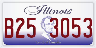 IL license plate B253053