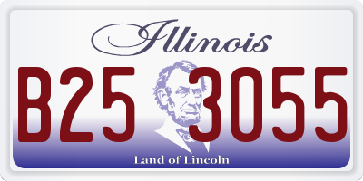 IL license plate B253055