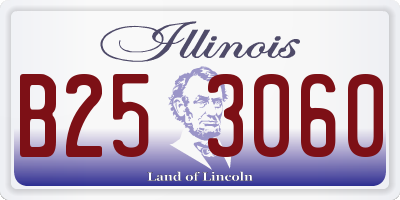 IL license plate B253060