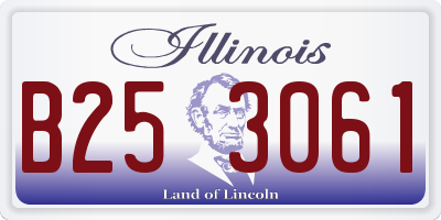 IL license plate B253061