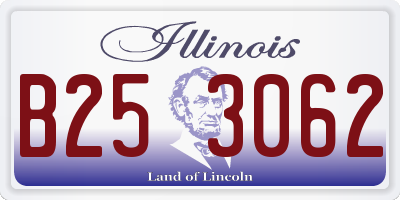 IL license plate B253062