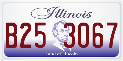 IL license plate B253067
