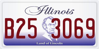 IL license plate B253069