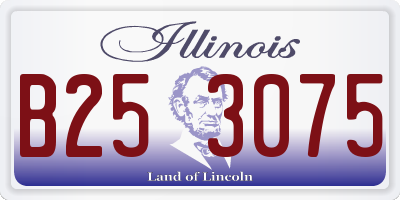 IL license plate B253075