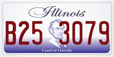 IL license plate B253079