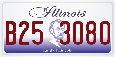 IL license plate B253080