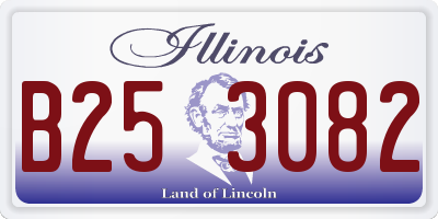 IL license plate B253082