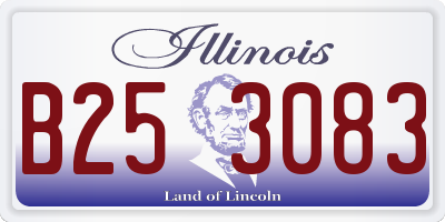 IL license plate B253083