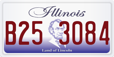 IL license plate B253084