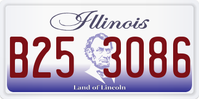 IL license plate B253086