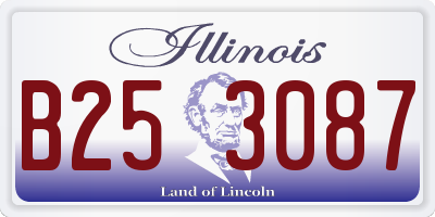 IL license plate B253087