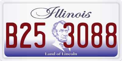 IL license plate B253088