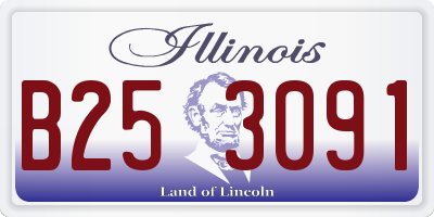 IL license plate B253091