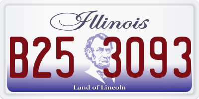 IL license plate B253093