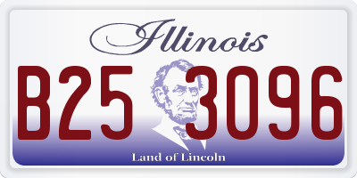 IL license plate B253096
