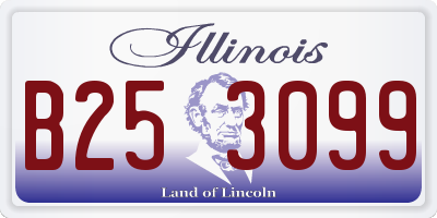 IL license plate B253099