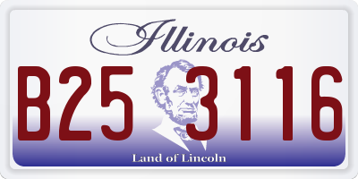 IL license plate B253116