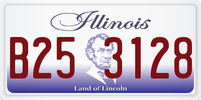 IL license plate B253128
