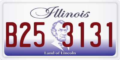 IL license plate B253131