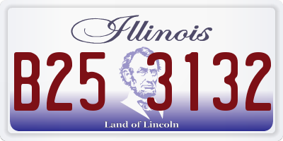 IL license plate B253132