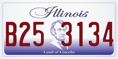 IL license plate B253134