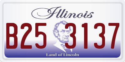 IL license plate B253137