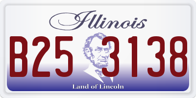 IL license plate B253138