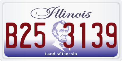 IL license plate B253139