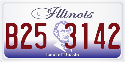 IL license plate B253142