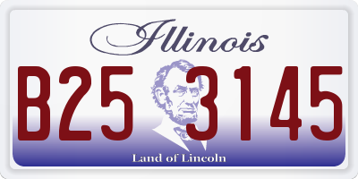 IL license plate B253145