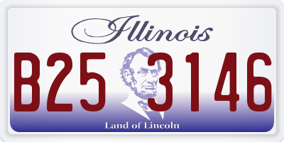 IL license plate B253146