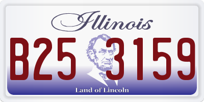 IL license plate B253159