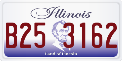 IL license plate B253162