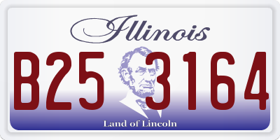 IL license plate B253164
