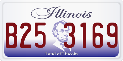 IL license plate B253169