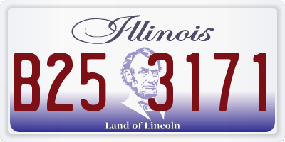 IL license plate B253171