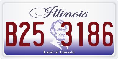 IL license plate B253186