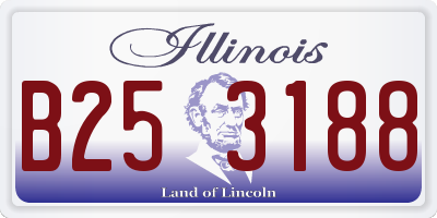 IL license plate B253188