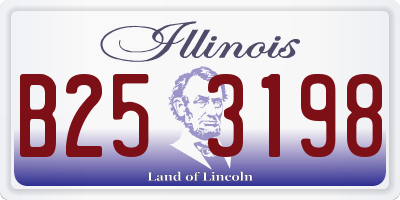 IL license plate B253198