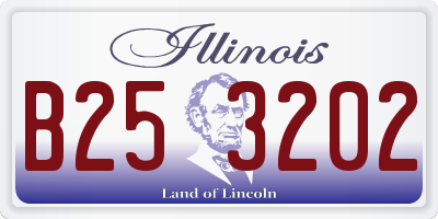 IL license plate B253202