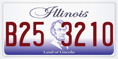 IL license plate B253210