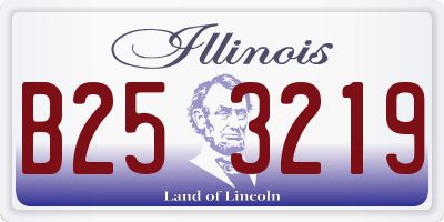 IL license plate B253219