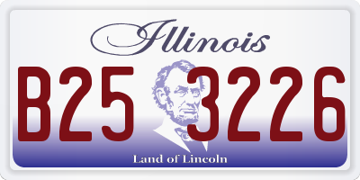 IL license plate B253226