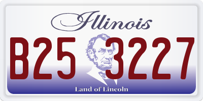 IL license plate B253227