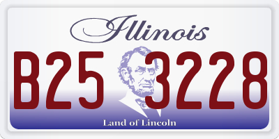 IL license plate B253228