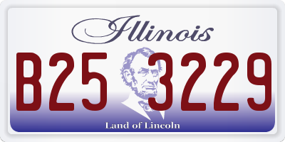 IL license plate B253229