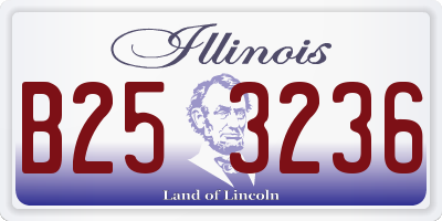 IL license plate B253236