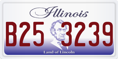 IL license plate B253239