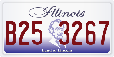 IL license plate B253267