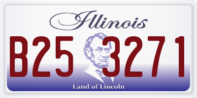 IL license plate B253271